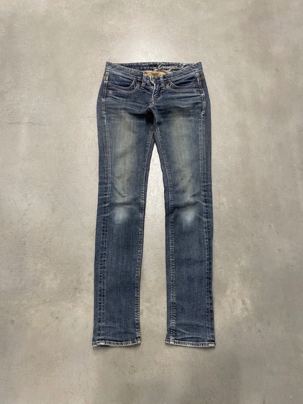 GEORGIA LOVE LOW RISE SKINNY JEANS